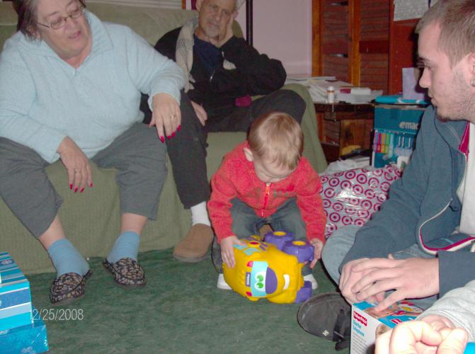 Nanna, Pop-pop, Cayden, Christopher