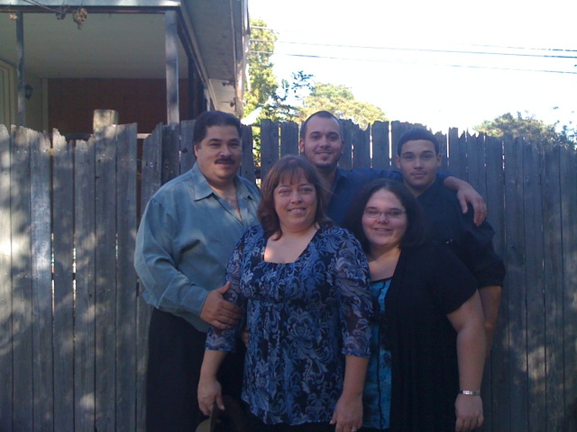 Dad, Mom, Marie, Mikey, Christopher