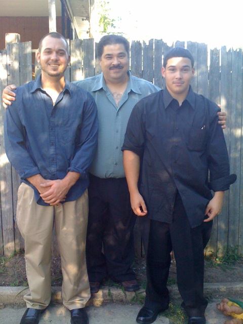 Dad, Mikey, Christopher